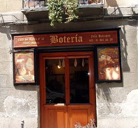 Recuerdo de la Botería de la calle del Águila