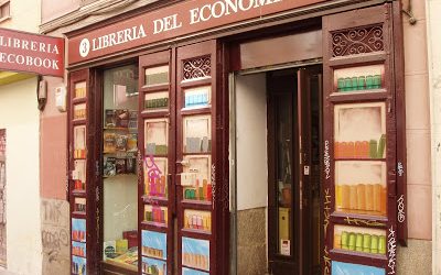 Librería decorada