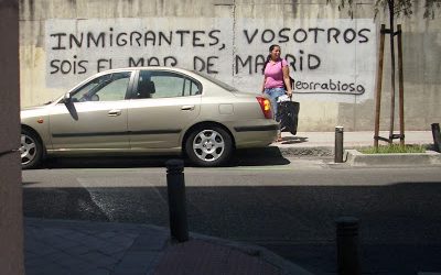 El hombre persigue al hombre en Madrid