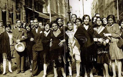 Modistillas en la Gran Via