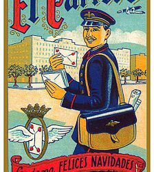 Los carteros le felicitan las fiestas