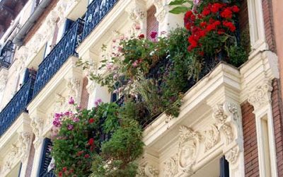 Balcón en la calle San Carlos