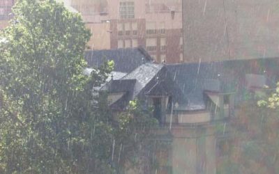 Días de lluvia en Madrid