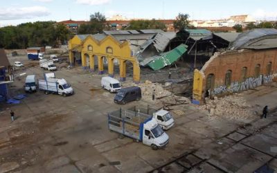 Los talleres de Tafesa, en Villaverde, expoliados.