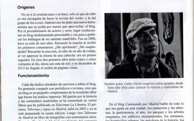 Caminando por Madrid en la revista Madrid Histórico