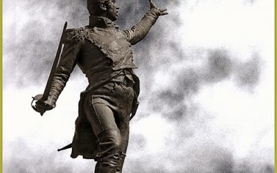 La estatua del teniente Ruiz.