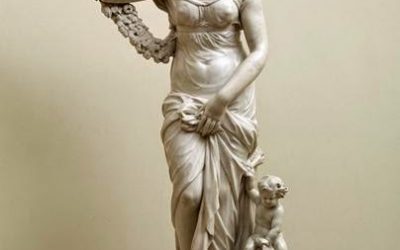 La estatua de Venus del parque del Capricho
