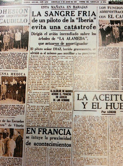 Aterrizaje forzoso en El Capricho