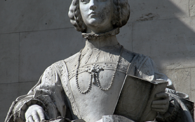 ¿Qué pinta Isabel de Portugal en el monumento a Cervantes?