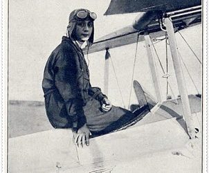 La primera aviadora española