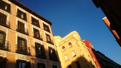 La luz de Noviembre en Madrid.