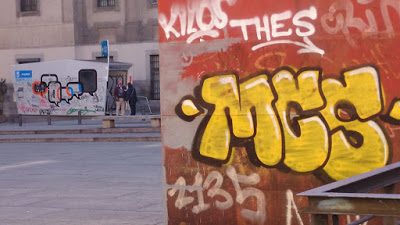 El problema de las pintadas en Madrid.