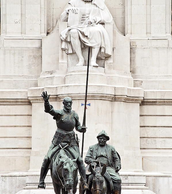¿Por qué no se deben cambiar de sitio las estatuas de don Quijote y Sancho?