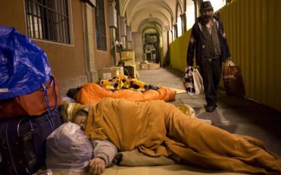 El problema de los sin techo en Madrid